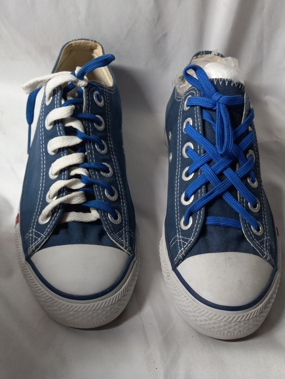 Levi's Navy Blue Canvas Low-Top Sneakers - Women's Casual Flats